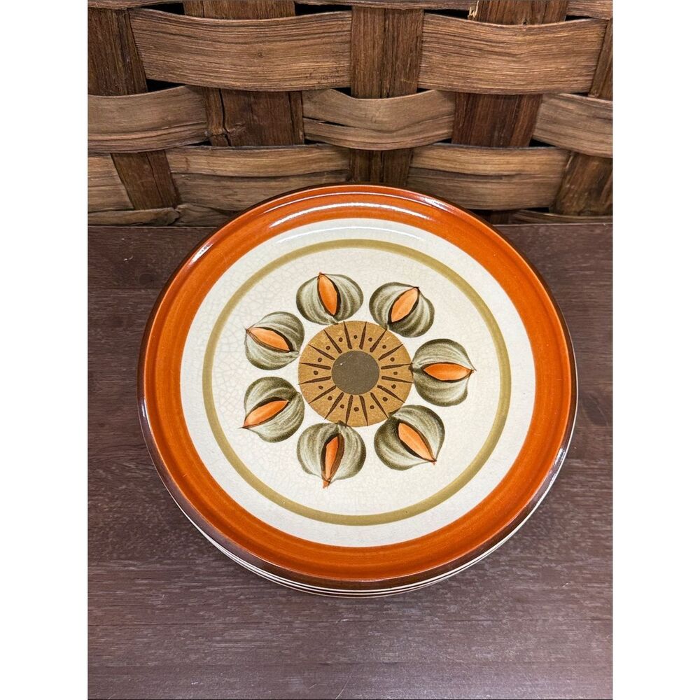 Vintage Premiere DuraStone "Melba" Pattern Plate Set of 6